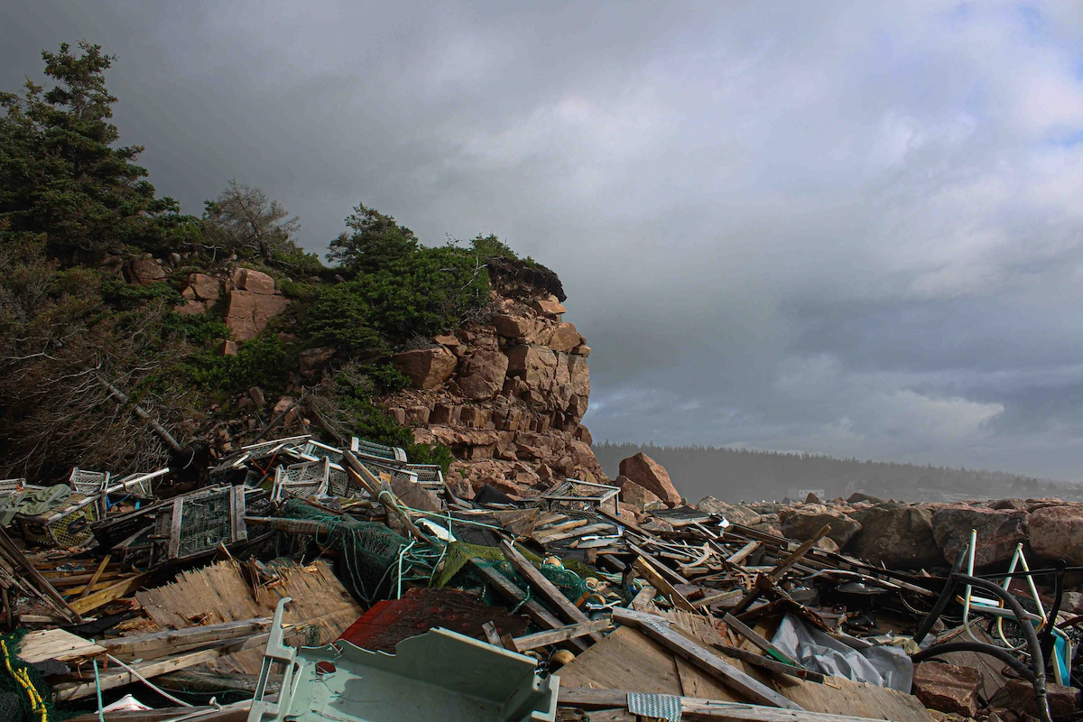 Nova Scotia Marine Debris Clean-Up Program Support, Cape Breton Shoreline Clean-up Photo