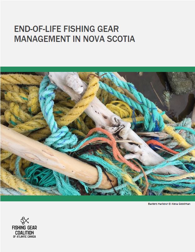 End-of-Life Fishing Gear Management in Nova Scotia report cover image